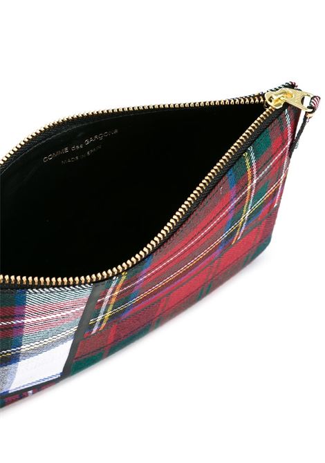 Portafoglio con motivo tartan WALLETS COMME DES GARCONS | Portafogli | SA5100TPRED